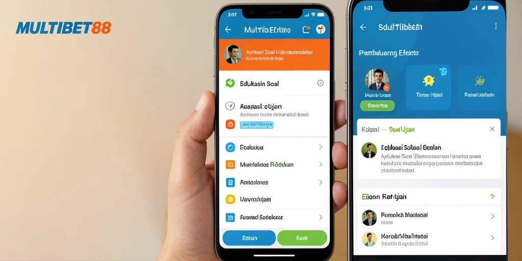 Tampilan antarmuka aplikasi MULTIBET88 saat digunakan.
