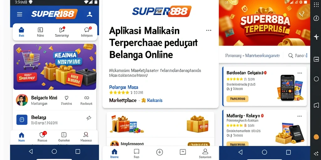 Tampilan antarmuka utama SUPER88 yang menarik dan mudah digunakan.