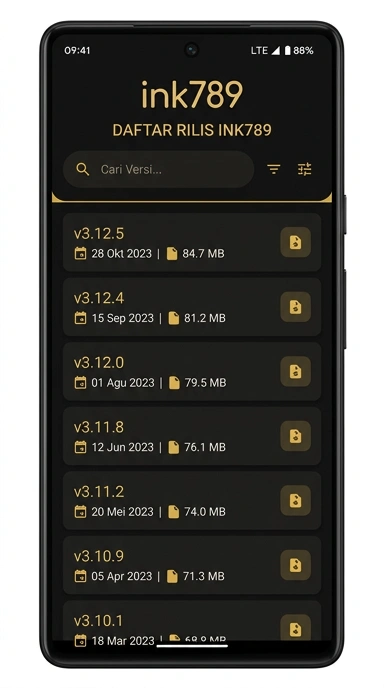 Riwayat Versi ink789 untuk Pengguna Android